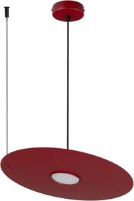 Lustră pe cablu PIATTO 1xGX53/15W/230V, diametru 35 cm, vișinie