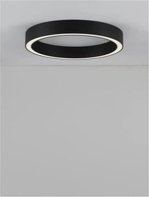 Lustra/Plafoniera LED design slim circular STING Black 60cm