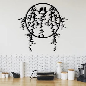 Decorațiune de perete 45x44 cm metal ramuri