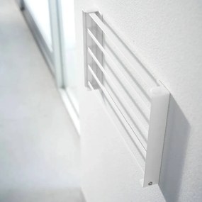 Raft pentru baie alb mat de montat pe perete din oțel Tower – YAMAZAKI