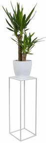 Suport pentru flori 70x24 cm, alb