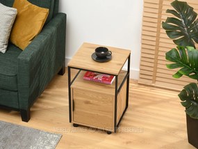 Dulap Adlo (stejar negru + negru). 1111798