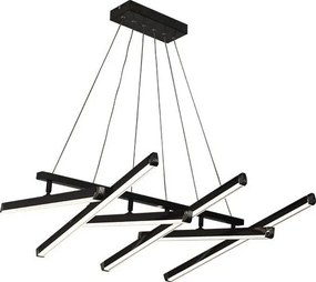 Lustră LED dimabilă aplicată LED/90W/230V 3000-6500K + telecomandă
