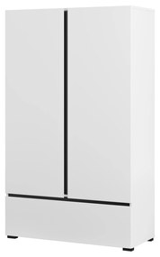Dulap cu rafturi Crossroad S38 (alb + negru). 1118242
