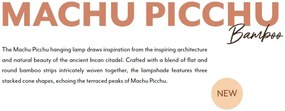 Lustra/Pendul Eco, Bambus, Machu Picchu, natural