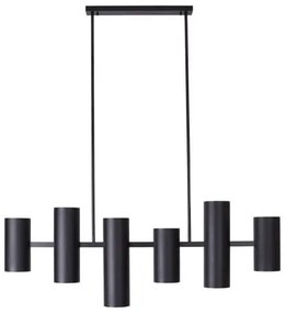 Lustra design modern LAXER 6L, negru