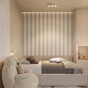 Sollux SL.2614 - Aplica de perete AURA 1xGX53/10W/230V culoare crem