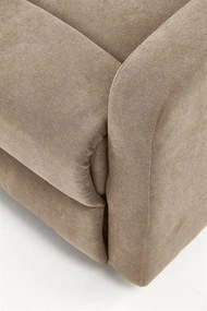 Fotoliu recliner Oslo 1S stofa bej H100 cm