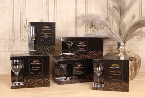 Pahar de martini din sticlă, transparent, cu model în spirală gravat, 210 ml, 18 x 11 cm, „Joséphine”