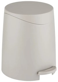 Coș de gunoi taupe cu pedală din plastic 3 l Portes – Allstar