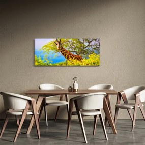 Tablou - Girafa în Africa (120x50 cm)