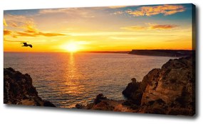 Imprimare tablou canvas Apus de soare pe mare