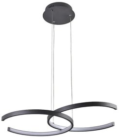 Lustră LED dimabilă pe cablu LED/50W/230V 3000-6500K + telecomandă