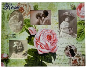 Rama foto multipla, Roses, 43x33cm
