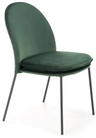 Scaun K443 Velvet Verde – l50 x A58 x H84 cm