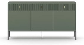 Comodă SUE verde/neagră