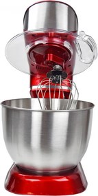 Second hand: Mixer planetar Royalty Line RL-PKM1900.7, 1900W, Cupa inox 6.5 L, 6 viteze + Pulse, Accesorii, Rosu
