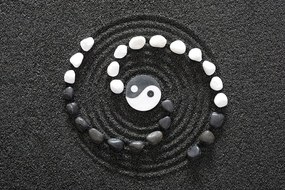 Fototapet armonic Yin și Yang
