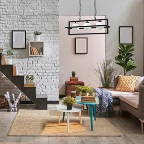 Lustră pe lanț DIEGO 3xE14/40W/230V neagră