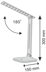 LED Lampă de masă dimmabilă cu touch JOWI LED/9W/230V alb