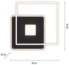 Plafonieră LED dimabilă JUST LIGHT. 15045-18 DOMINO LED/26W/230V