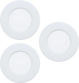 Eglo 901429 - Set 3x LED RGBW, plafonieră încastrată FUEVA-Z, LED/2,8W/230V, 8,8cm, IP44, alb