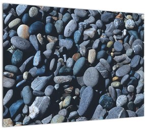 Tabloul cu pietre pe plajă (70x50 cm)