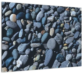 Tablou cu pietre pe plajă (70x50 cm), în 40 de alte dimensiuni noi