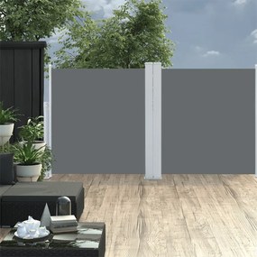 vidaXL Copertină laterală retractabilă, antracit, 120 x 600 cm