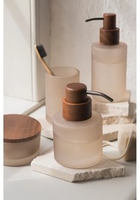 Dozator de săpun lichid bej din sticlă 310 ml Modest – Mette Ditmer Denmark