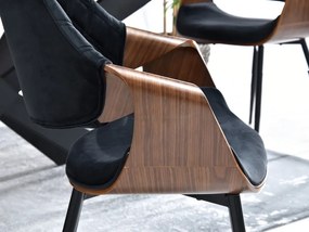 Scaun Rolf K (nuc închis + negru). 1111255