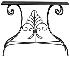 Consola din metal, cu aspect vintage, Margaret