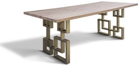 Masa din lemn masiv de stejar • model Hudson
