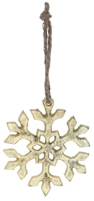 Decoratiune din metal auriu 10 cm - modele diverse