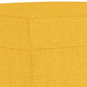 Banca, galben deschis, 70x35x41 cm, textil Galben deschis, 70 x 35 x 41 cm