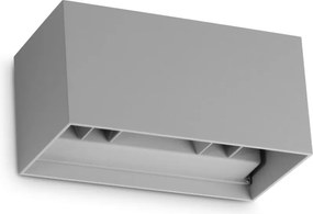 Aplica LED exterior ambientala IP54 ATOM AP D20 GRIGIO 4000K