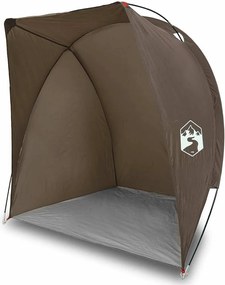 vidaXL Cort de pescuit maro rezistent la apă