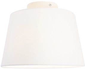 Plafoniera moderna cu abajur alb 25 cm - Combi