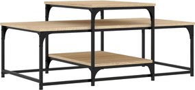 vidaXL Măsuță de cafea, stejar sonoma, 102x60x45 cm, lemn prelucrat
