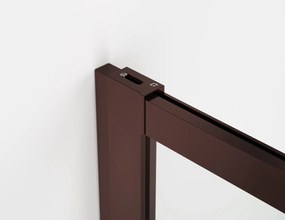 Usa culisanta de dus in nisa, 1300 mm, bordeaux metal, doua elemente, Ronal Oriana Bordeaux metal, 1300 mm
