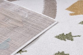 Covor PROMO FUN Polar pentru copii, străzi, pădure, cremă