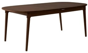 Masă de dining extensibilă din lemn de stejar cu blat suplimentar 106x184 cm Miro – Hammel Furniture