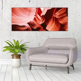 Tablou - Roci roșii (120x50 cm)