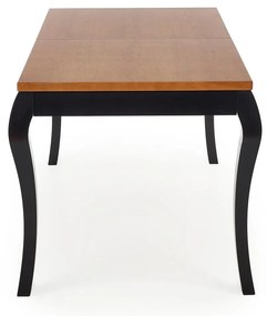 Masă de sufragerie Warin (gri închis + negru) (pentru 6 până la 8 persoane). 1028063