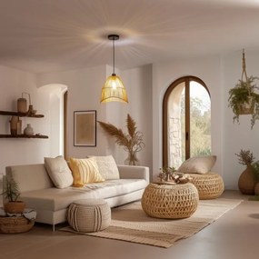 Abajur universal KERIA, Ø 30 cm, maro