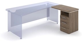 Container andocare TopOffice 90 x 55 cm, dreapta, stejar charleston