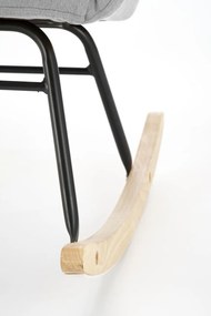 Fotoliu tip balansoar Vasco gri H94 cm