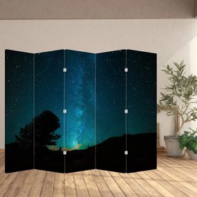 Paravan - Cerul nocturn și stele (210x170 cm)