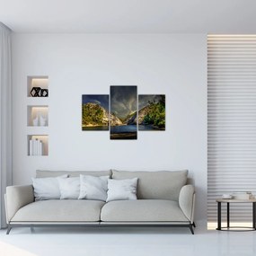 Tablou peisajului cu lac (90x60 cm)