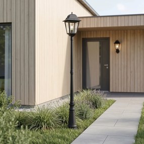 Felinar clasic de exterior negru 220cm IP44 - Big